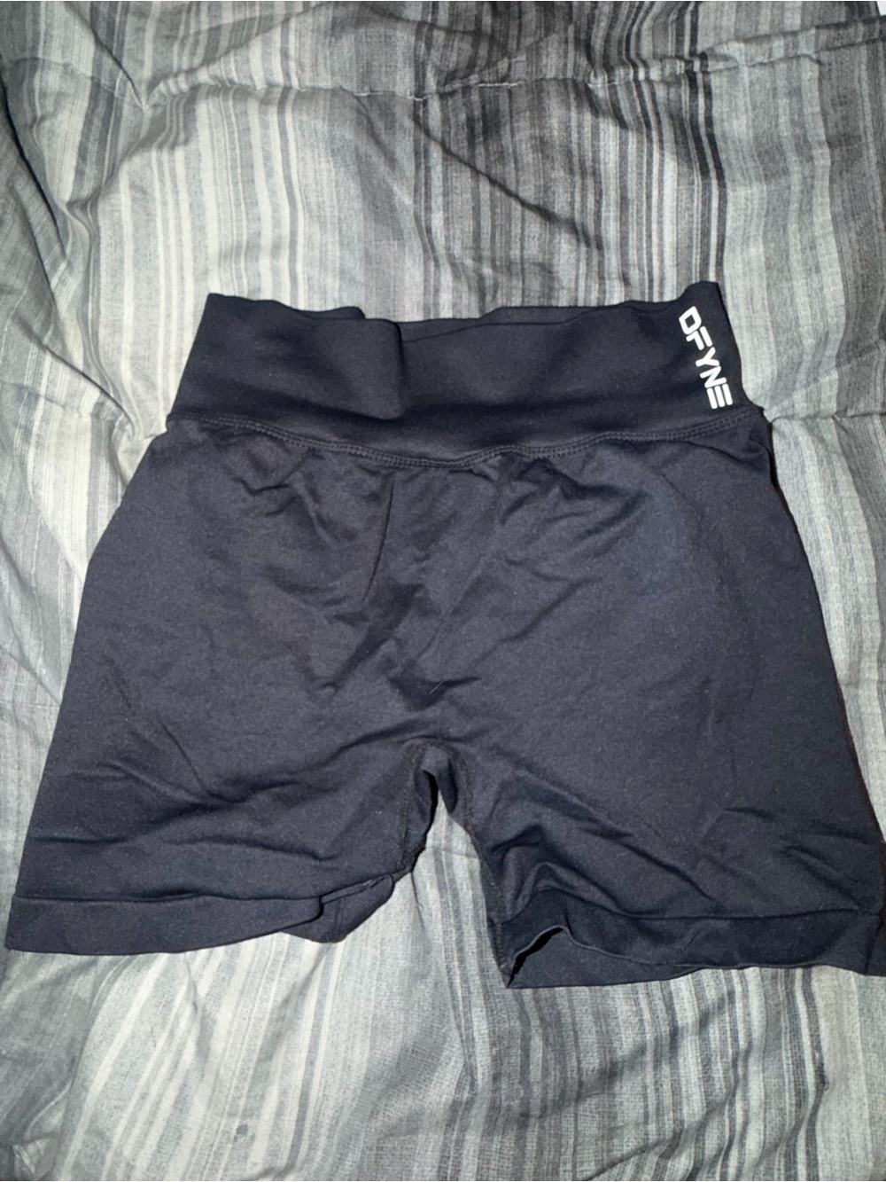 Dfyne Black Women’s Active Shorts